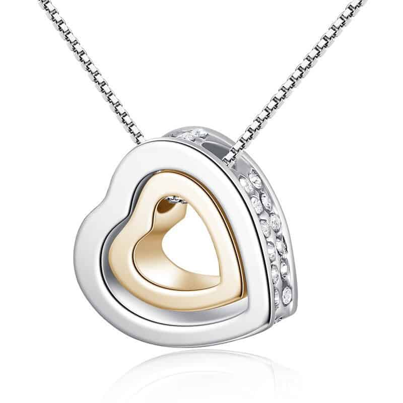 Karmiss Always In Your Heart Necklace Gold Silver