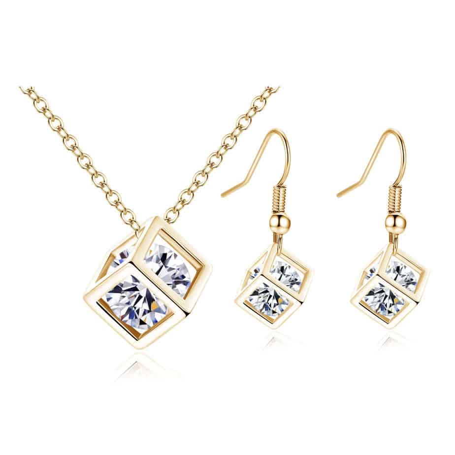 Karmiss Crystal Cube Gold